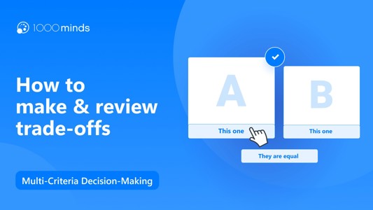 How to make & review trade-offs