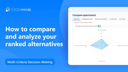 How to compare and analyze your ranked alternatives