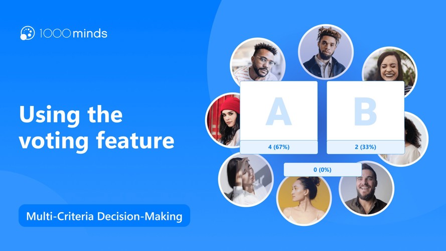Using the voting feature | 1000minds