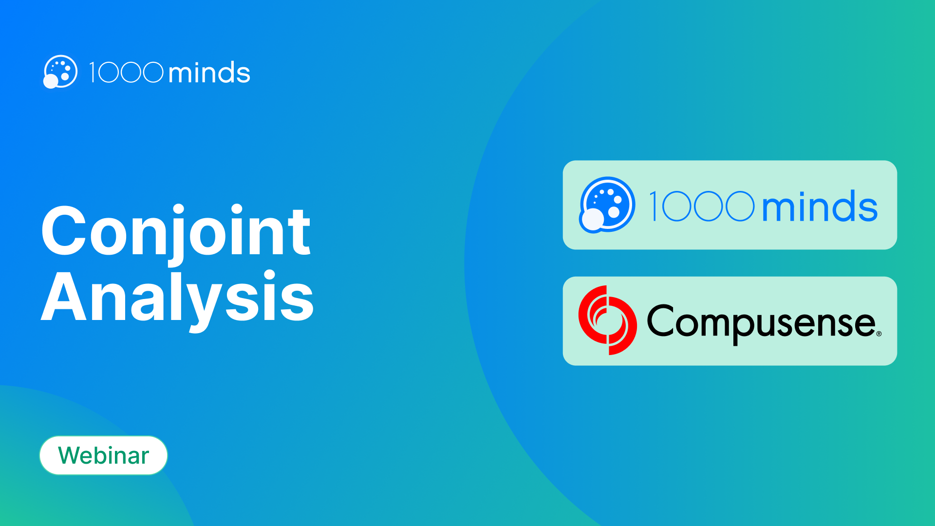 Conjoint Analysis with 1000minds and Compusense