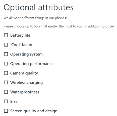 Optional attributes question