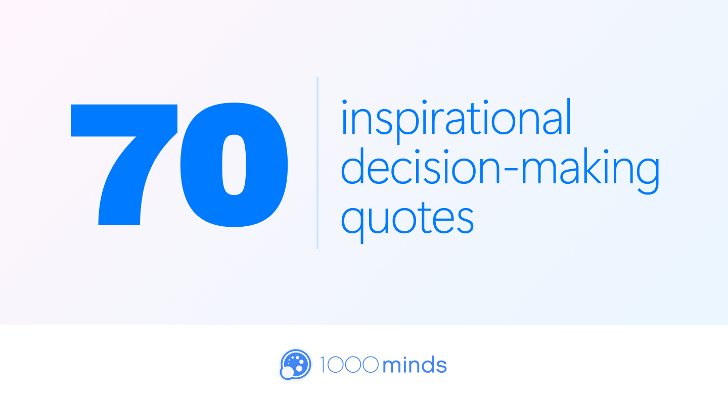 quotes about making decisions